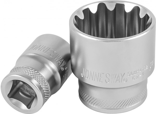 Головка торцевая SUPER TECH 1/4"DR 12 мм 5/32" S68H2112 Jonnesway
