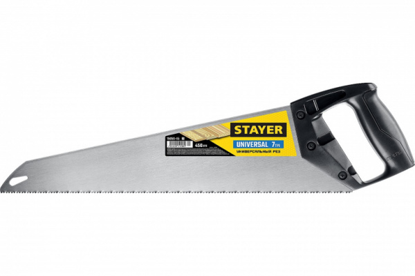 Ножовка универсальная Universal 450мм 7 TPI 15050-45_z03 STAYER